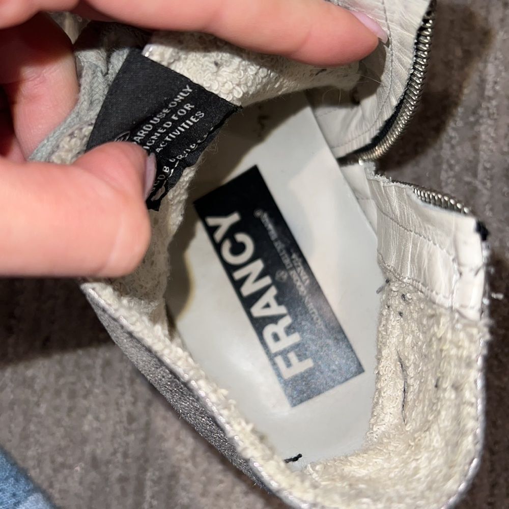 Golden Goose Francy suede high-top sneakers Silver - Picture 10 of 10